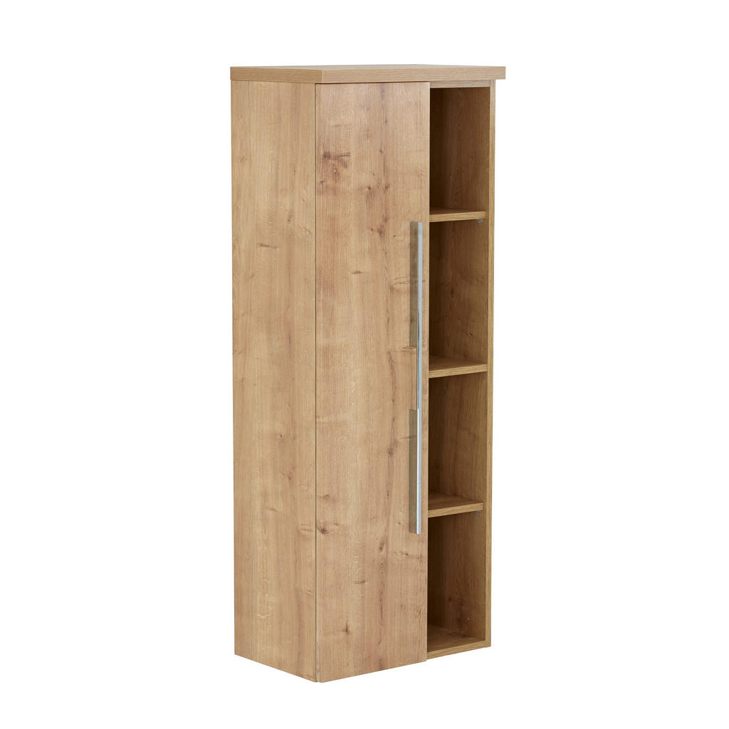 Thumbnail - Dieter Knoll Midischrank Aviano, Eiche, Metall, 3 Fächer, 50x130.8x33 cm, Made in Germany, Beimöbel erhältlich, hängend,...