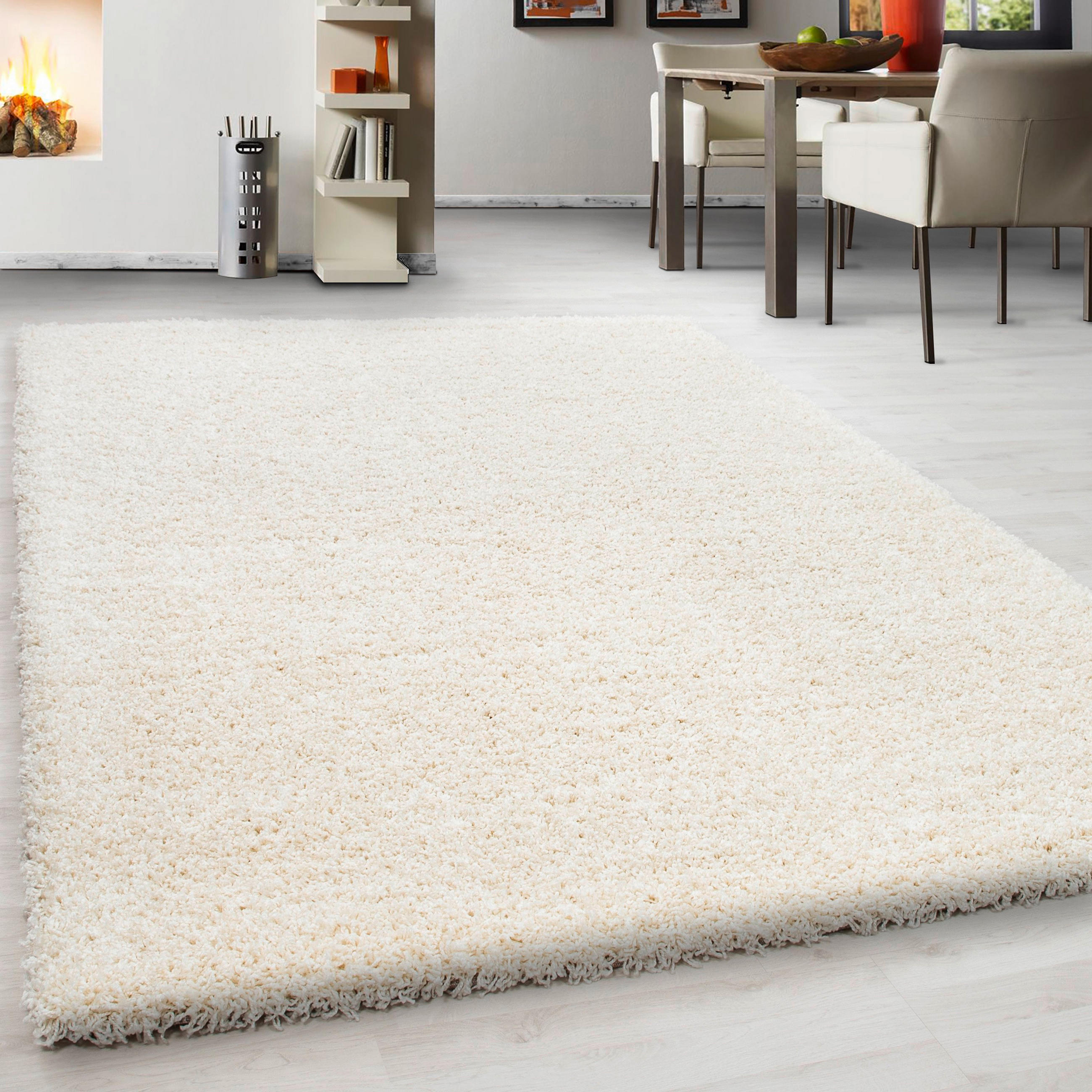 TEPIH VISOKOG FLORA 120/170 cm krem Life 1500 - krem, Konvencionalno, tekstil (120/170cm) - Novel