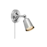 WANDLEUCHTE TINY 9,5/11/15,5 cm   - Chromfarben, Design, Metall (9,5/11/15,5cm) - Markslöjd