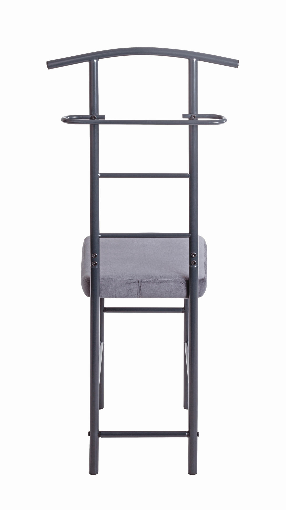 HERRENDIENER in Anthrazit 46/109/46 cm   - Anthrazit, Basics, Textil/Metall (46/109/46cm)