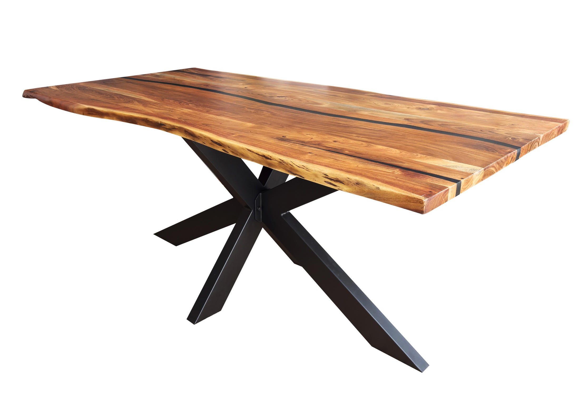 Masă din lemn, 220/100/76 cm,