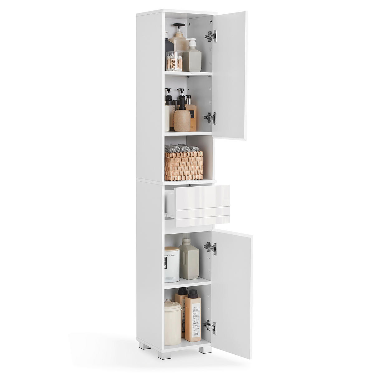 HOCHSCHRANK 30/170/30 cm  - Weiß, Trend, Holzwerkstoff (30/170/30cm) - MID.YOU