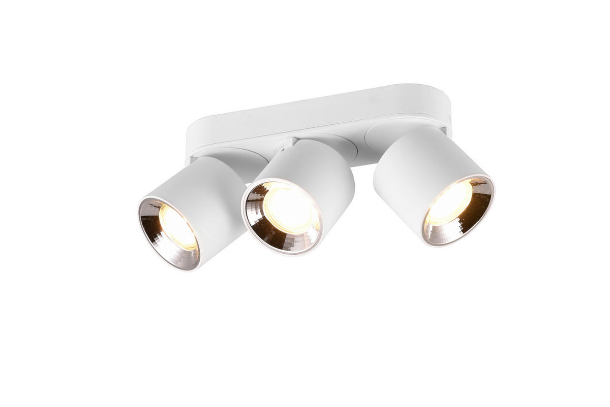STRAHLER - Weiss, Basics, Metall (27,3/12/8,7cm) - Trio Leuchten