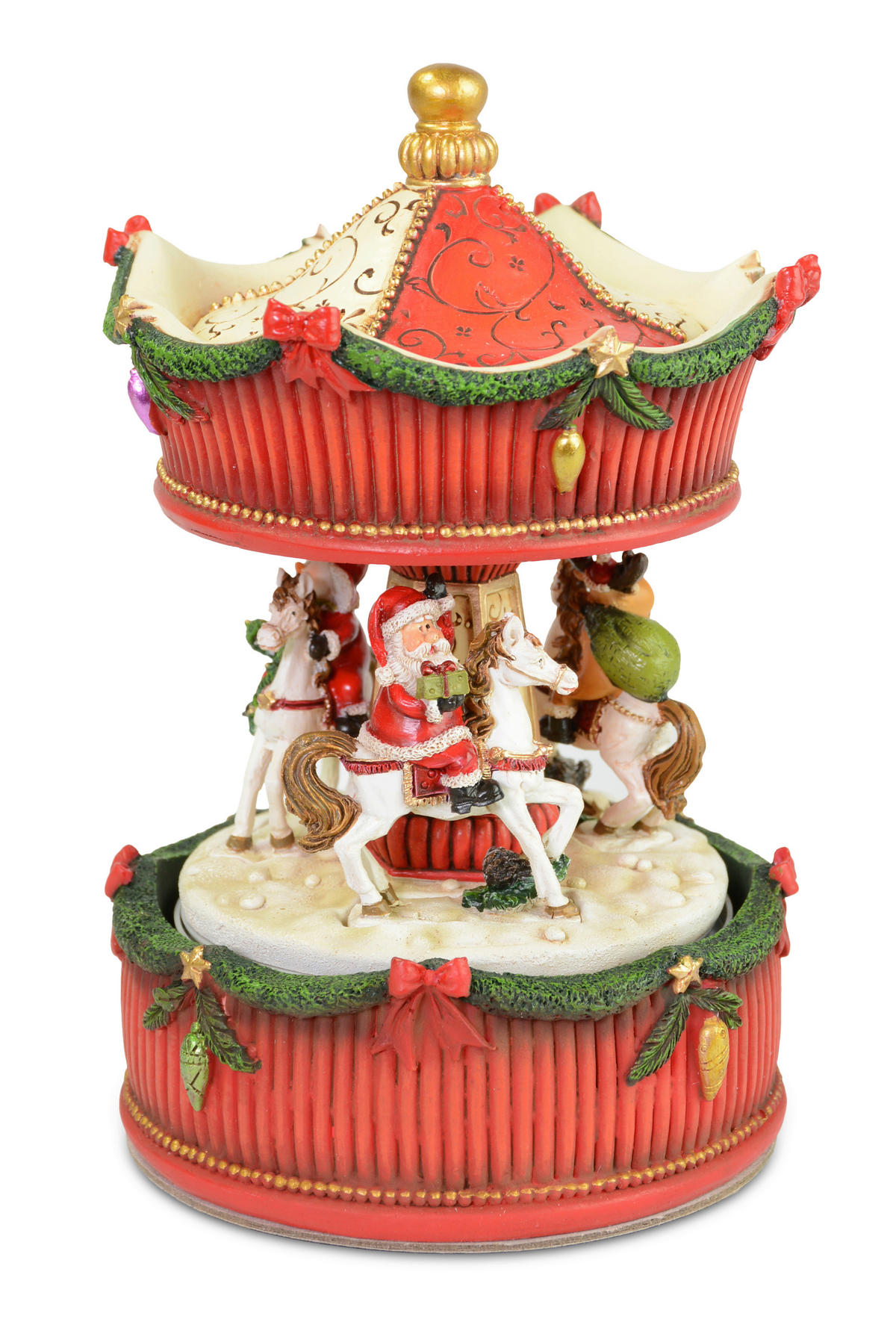 DEKOSPIELUHR  - Rot, KONVENTIONELL, Kunststoff (17cm)