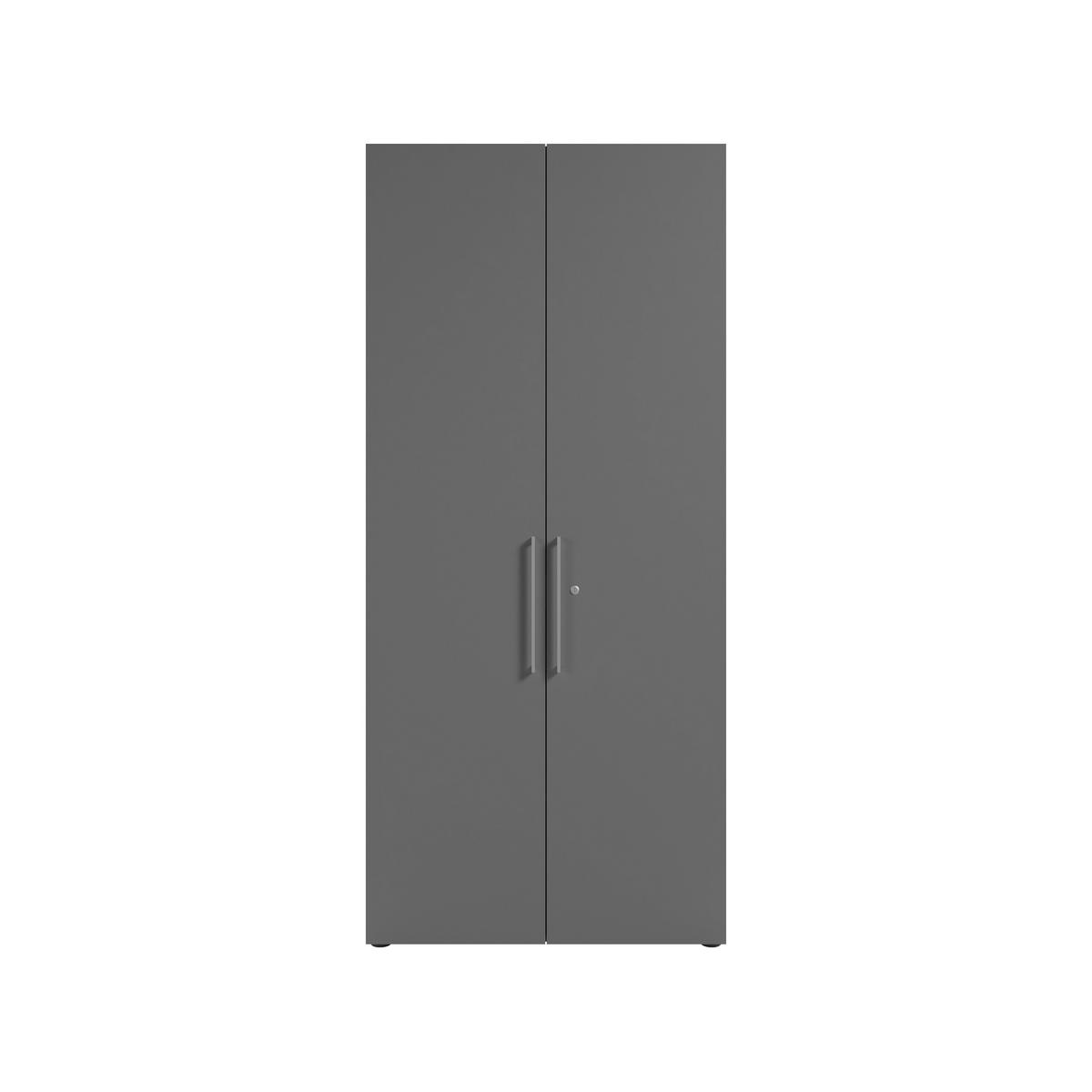 AKTENSCHRANK Grau  - Grau, MODERN, Holzwerkstoff (89,8/201/42,9cm) - Novel