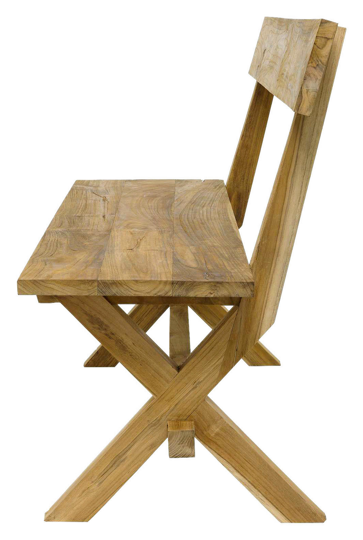 GARTENBANK 120/90/50 cm Teakholz   - Teakfarben, KONVENTIONELL, Holz (120/90/50cm) - Jan Kurtz