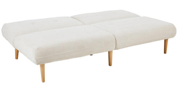 SCHLAFSOFA in Cord Beige  - Beige/Naturfarben, Design, Holz/Textil (184/80/87cm) - Carryhome