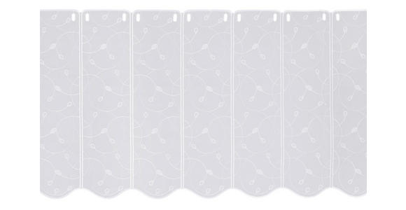 KURZGARDINE 60 cm   - Weiß, KONVENTIONELL, Kunststoff (60cm) - Esposa