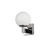 BADEZIMMER-WANDLEUCHTE Kula 14/20 cm   - Chromfarben/Weiß, MODERN, Glas/Metall (14/20cm) - Trio Leuchten