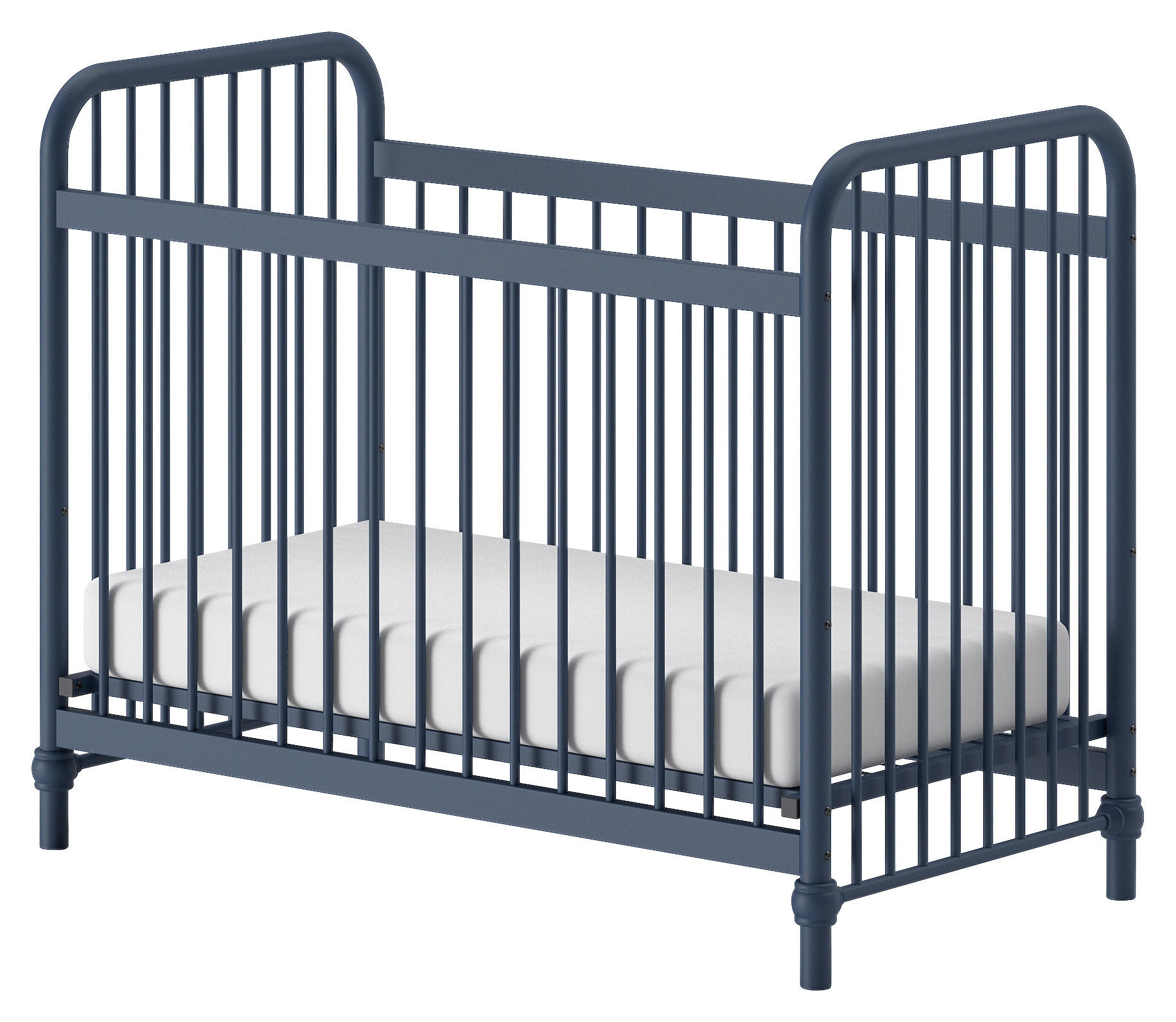 GITTERBETT 60/120 cm - Blau, ROMANTIK / LANDHAUS, Metall (60/120cm) - MID.YOU