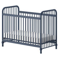GITTERBETT   60/120 cm  - Blau, ROMANTIK / LANDHAUS, Metall (60/120cm) - MID.YOU