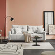 SCHLAFSOFA  in Chenille Creme  - Buchefarben/Creme, Design, Holz/Textil (217/97/101cm) - Carryhome