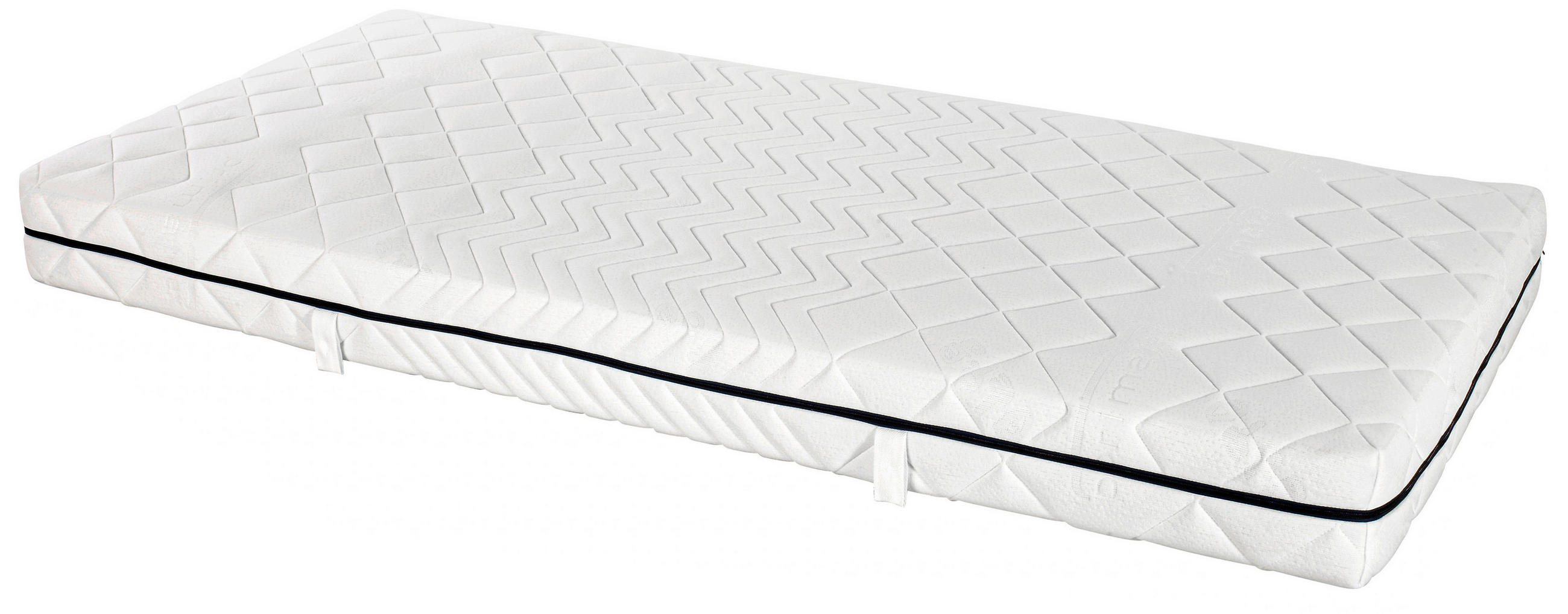 Taschenfederkernmatratze 90/200 cm, Höhe ca.: 19 cm, H2 = mittel, 7-Zonen - Weiß, Textil (90/200cm) - Primatex