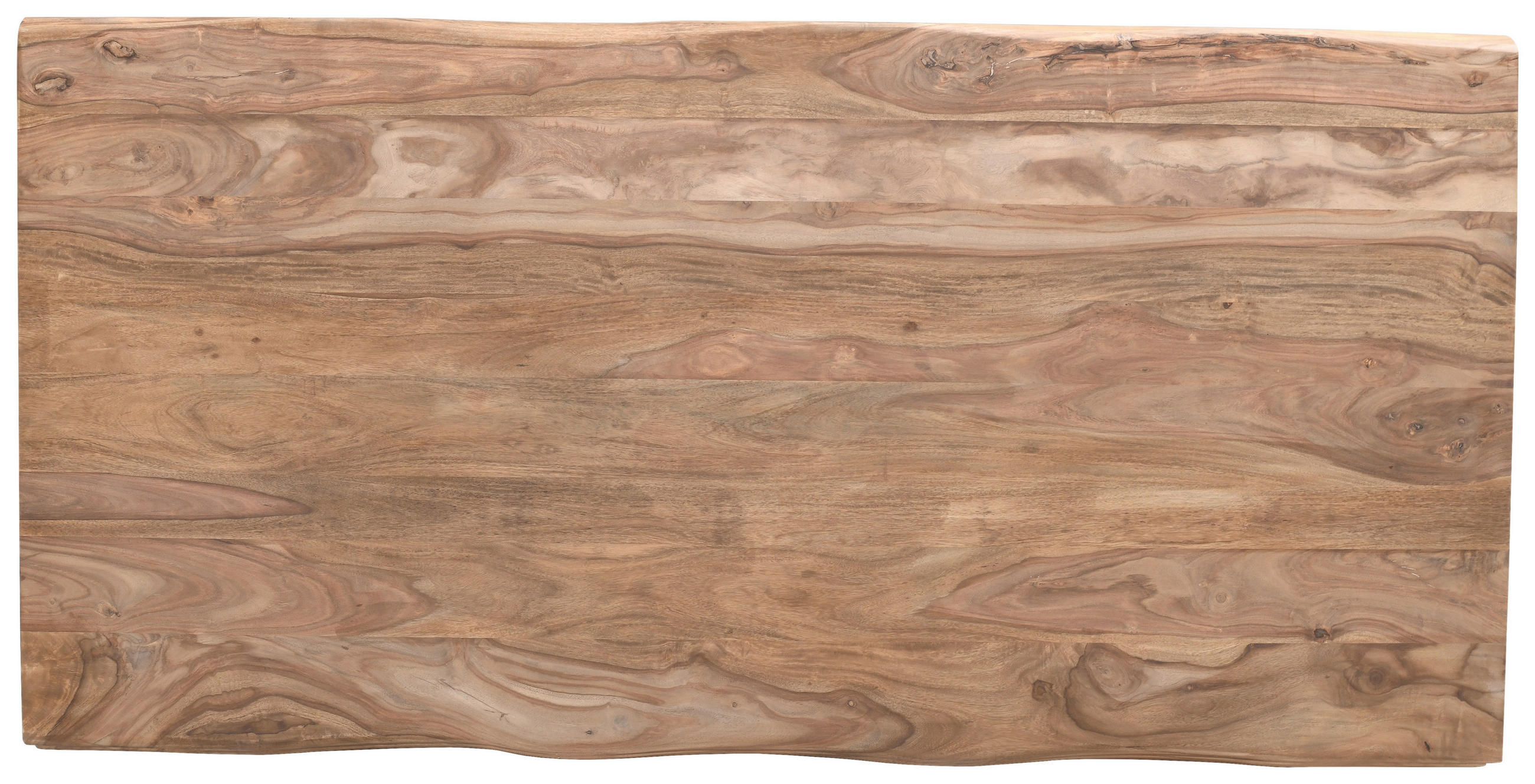 TISCHPLATTE Sheesham Sheeshamfarben  - Sheeshamfarben, Design, Holz (200/100/5,5cm) - Landscape
