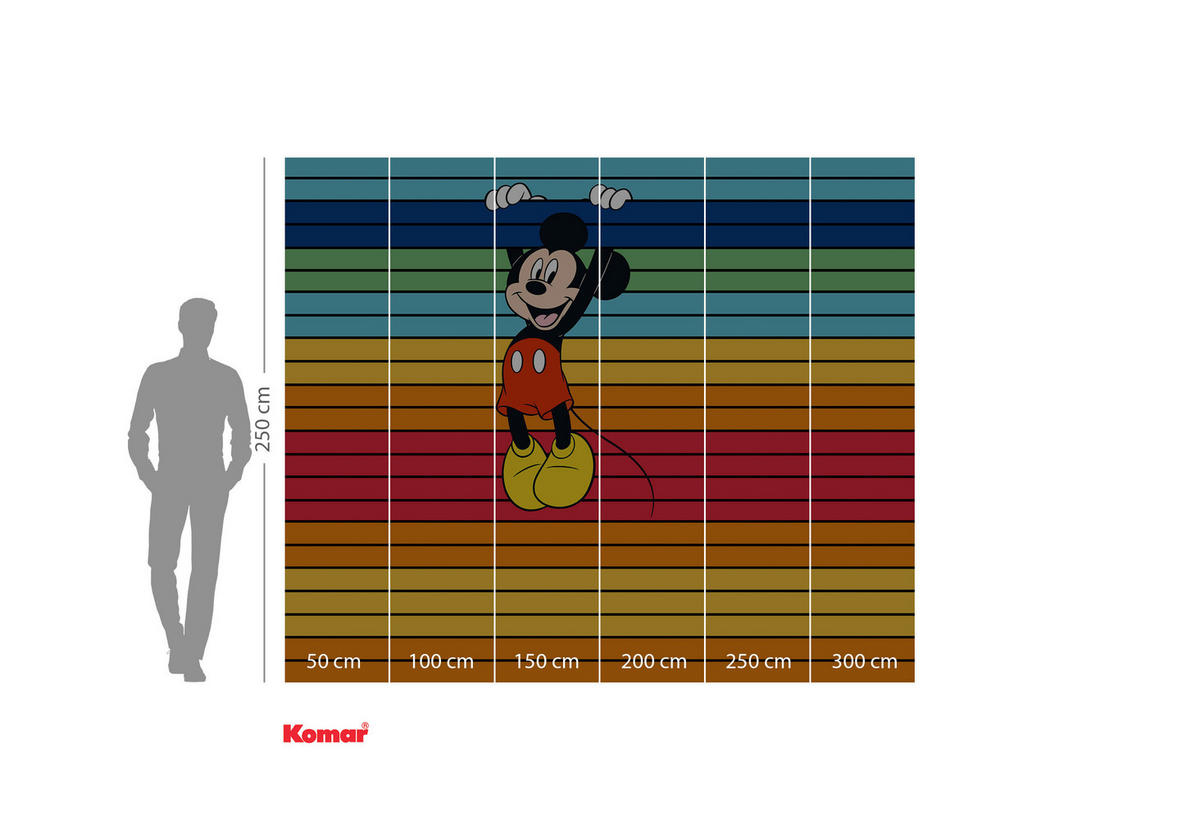 VLIESTAPETE Mickey Mouse  - Basics (300/250/cmcm) - Disney