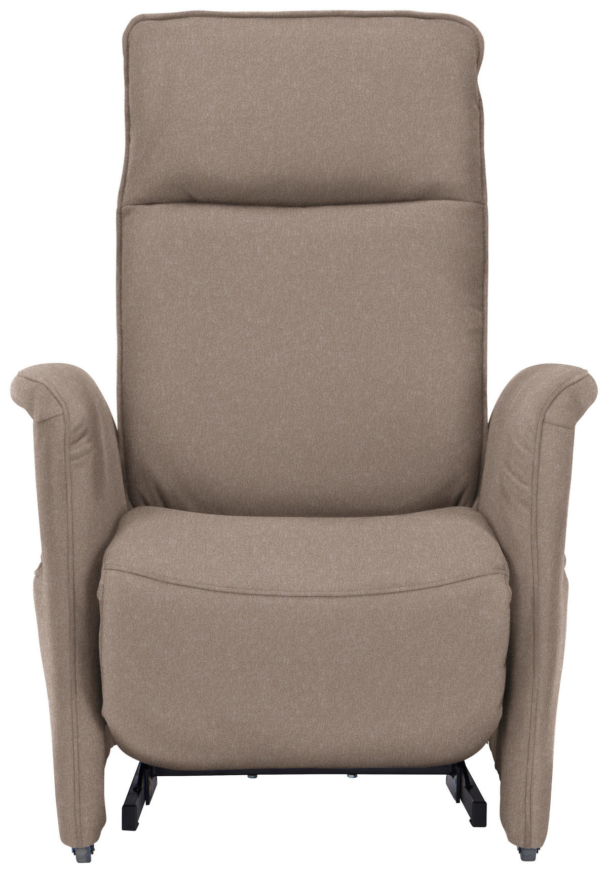 FERNSEHSESSEL in Chenille Hellbraun  - Hellbraun, KONVENTIONELL, Kunststoff/Textil (79-83/108/87cm) - Valdera