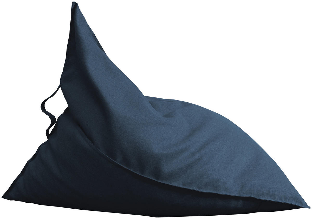 SEDACÍ VAK, modrá - modrá, Design, textil (110/85/130cm) - Carryhome