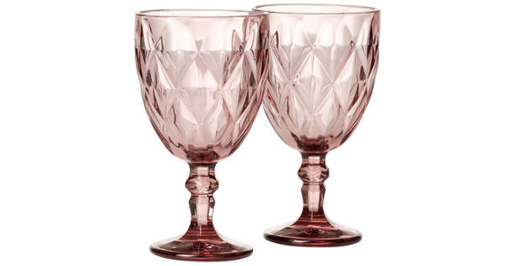 WEINGLAS 320 ml  - Rosa, Basics, Glas (9/16,5cm) - Novel