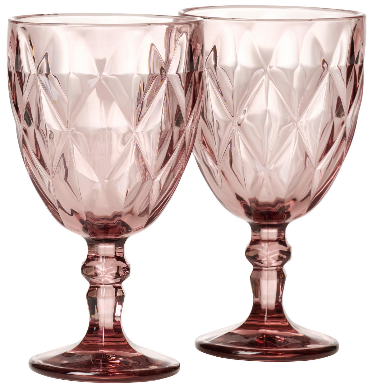 WEINGLAS 320 ml  - Rosa, Basics, Glas (9/16,5cm) - Novel