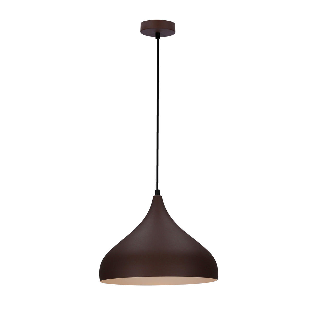PENDELLAMPA Viborg 32/32/90 cm  - brun, Design, metall (32/32/90cm)