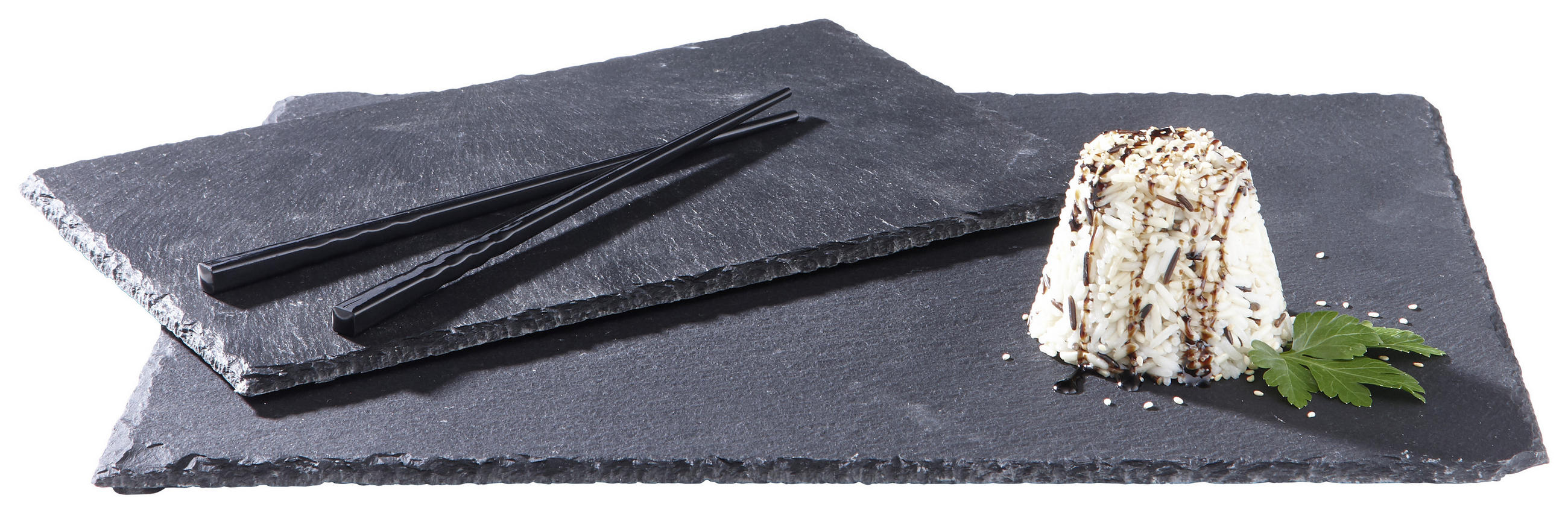 SERVIERPLATTE - Schwarz, Basics, Stein (20/30cm) - Homeware Profession.