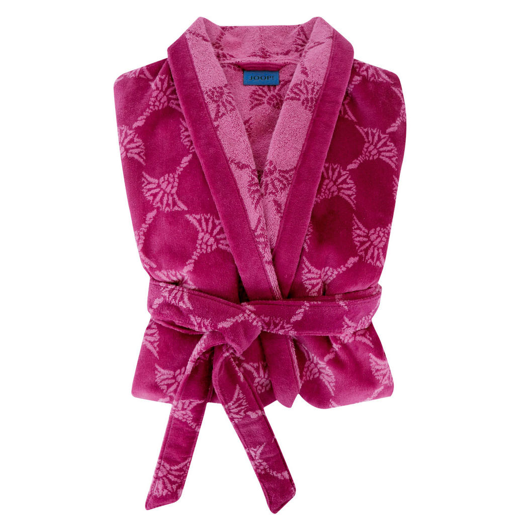 Thumbnail - Joop! Bademantel, Pink, Textil, Floral, 120 cm, Oeko-Tex® Standard 100, Handmade in Germany, Taschen, besonders flauschi...
