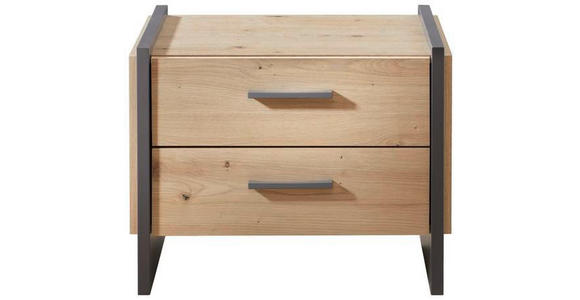 NACHTSCHRANK 57/45/41 cm  - Eichefarben/Eiche Artisan, Design, Holzwerkstoff/Kunststoff (57/45/41cm) - Hom`in