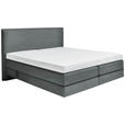 BOXSPRINGBETT 180/200 cm  in Anthrazit  - Anthrazit, KONVENTIONELL, Holz/Textil (180/200cm) - Dieter Knoll