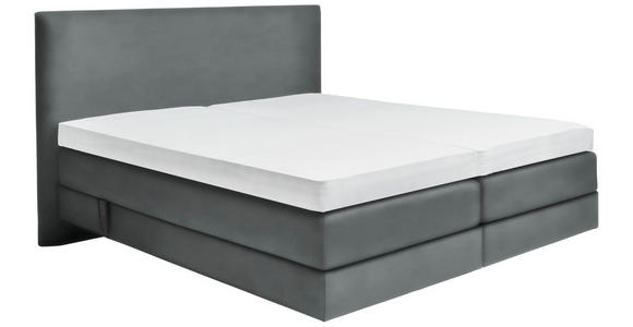 BOXSPRINGBETT 180/200 cm  in Anthrazit  - Anthrazit, KONVENTIONELL, Holz/Textil (180/200cm) - Dieter Knoll