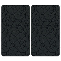 HERDABDECKPLATTE 3753413  - Schwarz, Basics, Glas (50/28.5/0.4cm) - Kesper