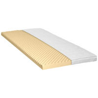 TOPPER 180/200 cm Höhe ca. 9 cm  - Weiß, Basics, Textil (180/200cm) - Carryhome