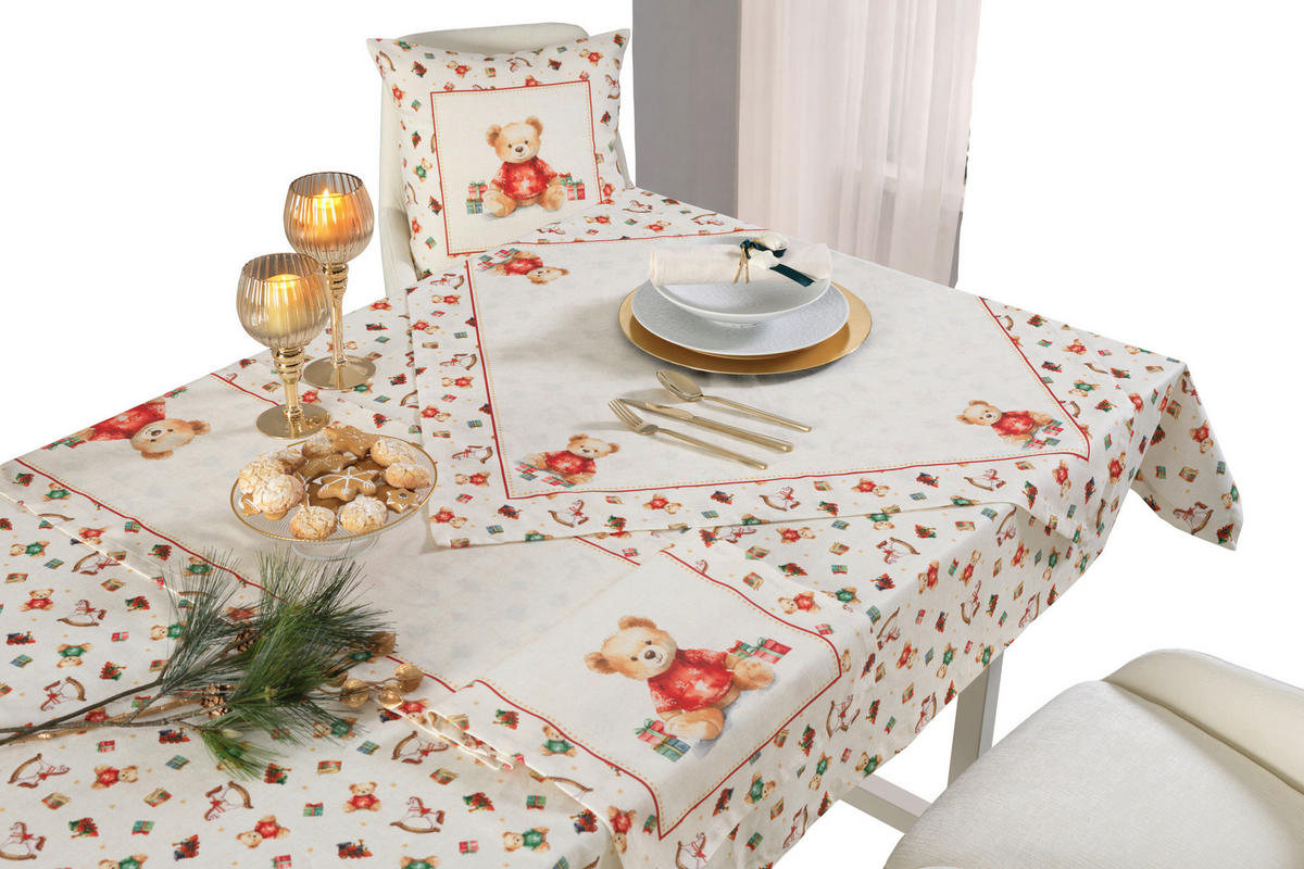 TISCHLÄUFER Textil Flachgewebe Perlmutt 40/140 cm  - Perlmutt, Basics, Textil (40/140cm) - Esposa