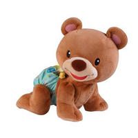 SPIELTIER Krabbel mit mir -  Bär  - Multicolor/Braun, Basics, Kunststoff/Textil (32,5/33/15cm) - Vtech