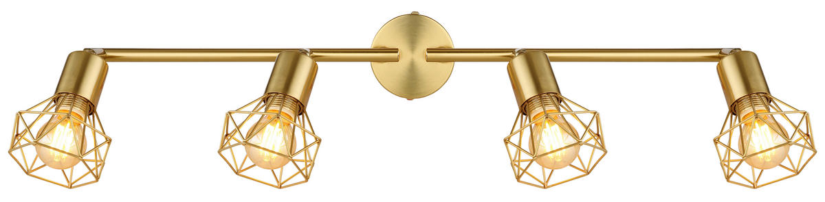 STRAHLER - Goldfarben, Design, Metall (60/8/19,5cm) - Globo