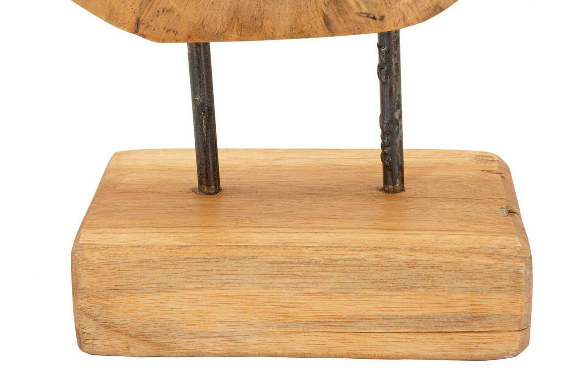 SKULPTUR - Braun, Basics, Holz (28/38/10cm)