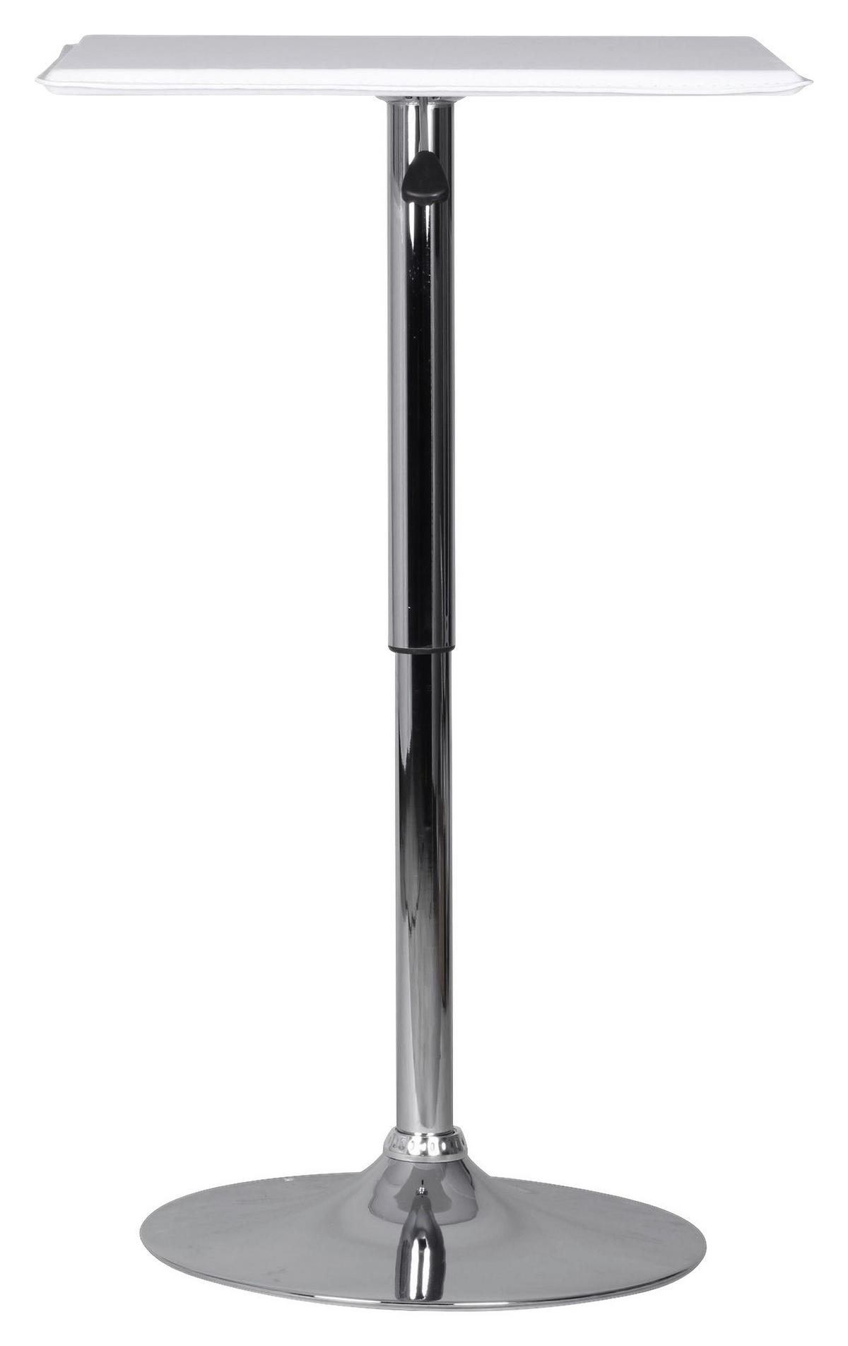 VISOKI STOL - bijela/boje kroma, Moderno, drvni materijal/metal (63/83-104/63cm) - MID.YOU