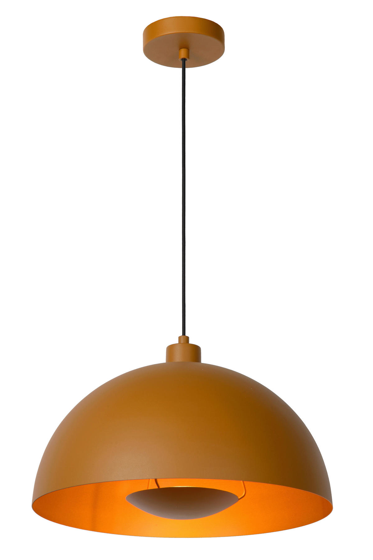 HÄNGELEUCHTE SIEMON 40/150 cm   - Currygelb, Design, Metall (40/150cm) - Lucide