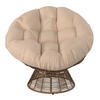 GARTEN-RELAXSESSEL 96/86/78 cm  - Beige/Braun, KONVENTIONELL, Kunststoff/Metall (96/86/78cm) - Ambia Garden