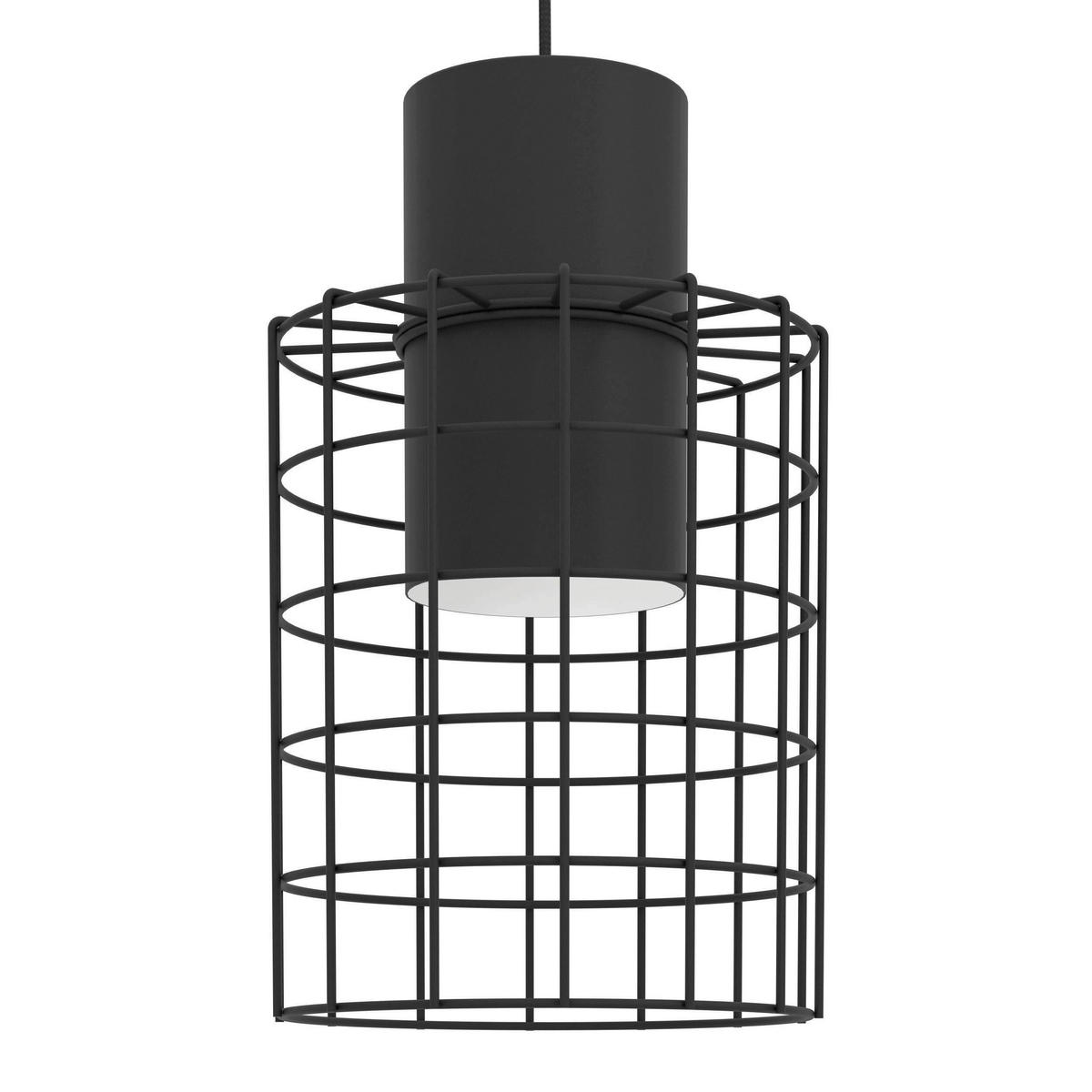 HÄNGELEUCHTE 103/20/110 cm  - Schwarz/Weiß, KONVENTIONELL, Metall (103/20/110cm) - Eglo