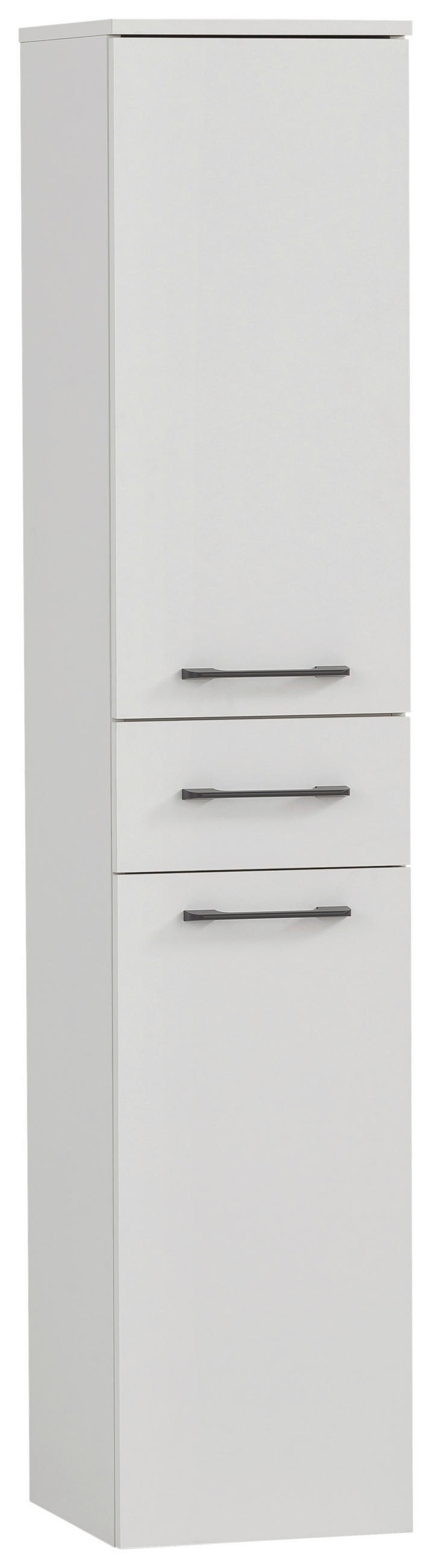 HOCHSCHRANK 32,7/159,1/35,3 cm  - Anthrazit/Weiß, MODERN, Holzwerkstoff/Metall (32,7/159,1/35,3cm) - Stylife