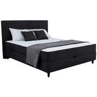 BOXBETT 120/200 cm  in Schwarz  - Schwarz, KONVENTIONELL, Kunststoff/Textil (120/200cm) - Carryhome