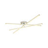 LED-DECKENLEUCHTE Simon  - Nickelfarben, Design, Metall (101/81/12cm)