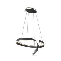 LED-HÄNGELEUCHTE CIRONDA 81/200/55 cm  - Schwarz, Design, Metall (81/200/55cm) - Cinque