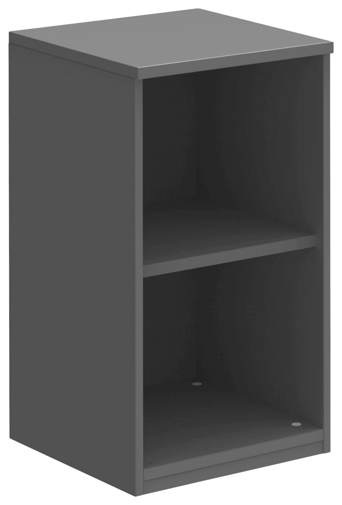 AKTENREGAL 40/76,5/43 cm  - Anthrazit, KONVENTIONELL, Holzwerkstoff (40/76,5/43cm) - Moderano