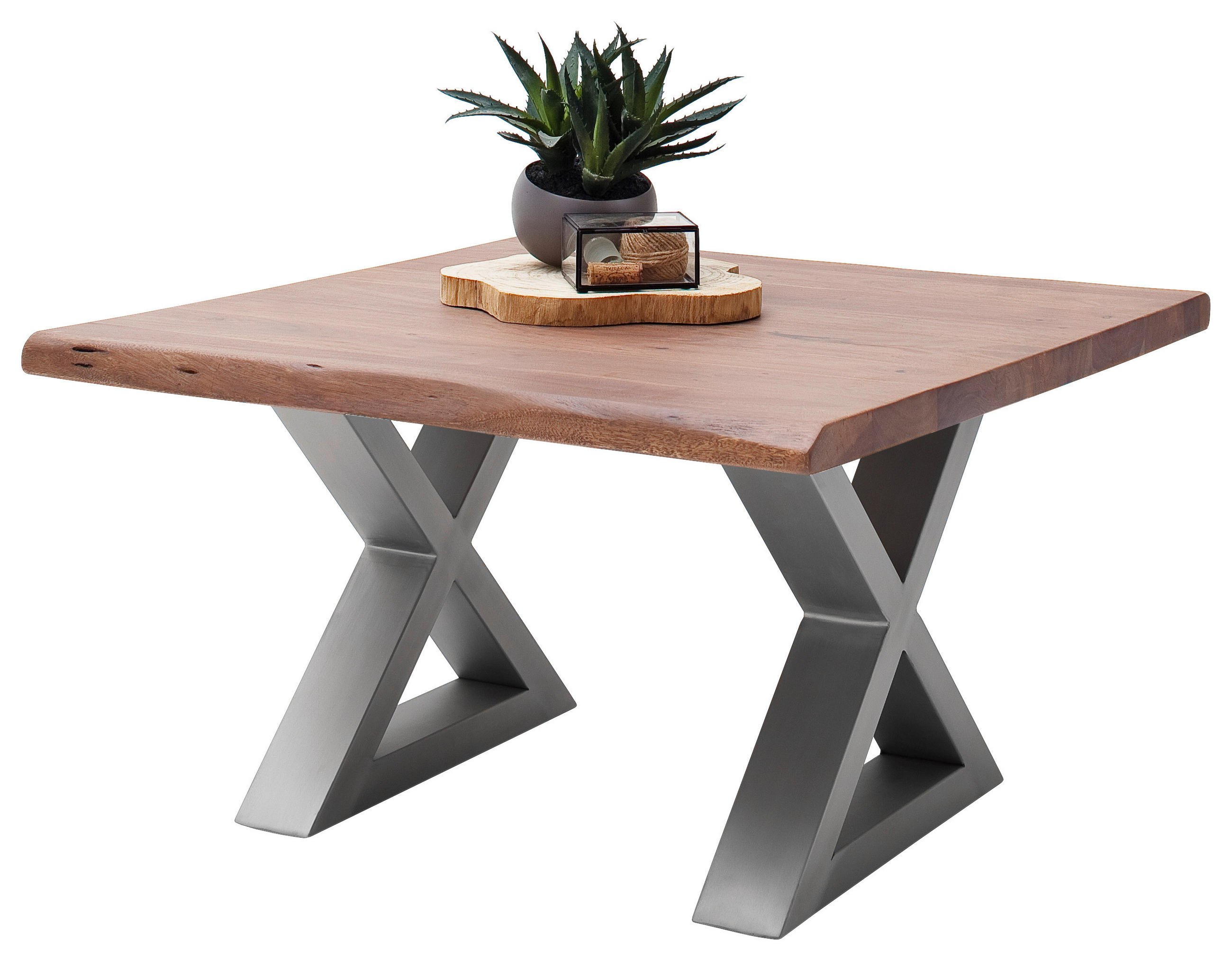 Couchtisch Holz Mit Massiver Tischplatte Cartagena, Akazie