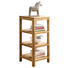 REGAL Wildeiche vollmassiv Eichefarben - Eichefarben, Design, Holz (40/83/40cm) - Carryhome REGAL Wildeiche vollmassiv Eichefarben - Eichefarben, Design, Holz (40/83/40cm) - Carryhome