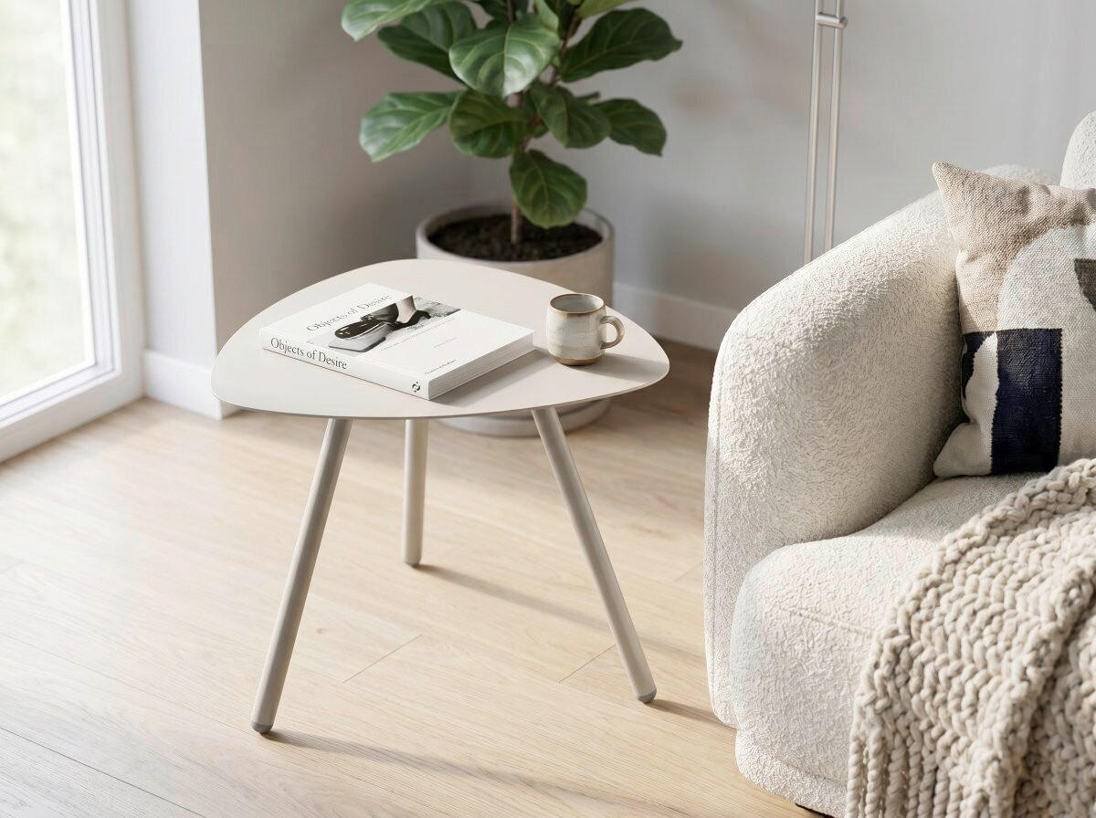 PRÍRUČNÝ STOLÍK, sivá - sivá, Design, kov (50/50/40cm) - Xora