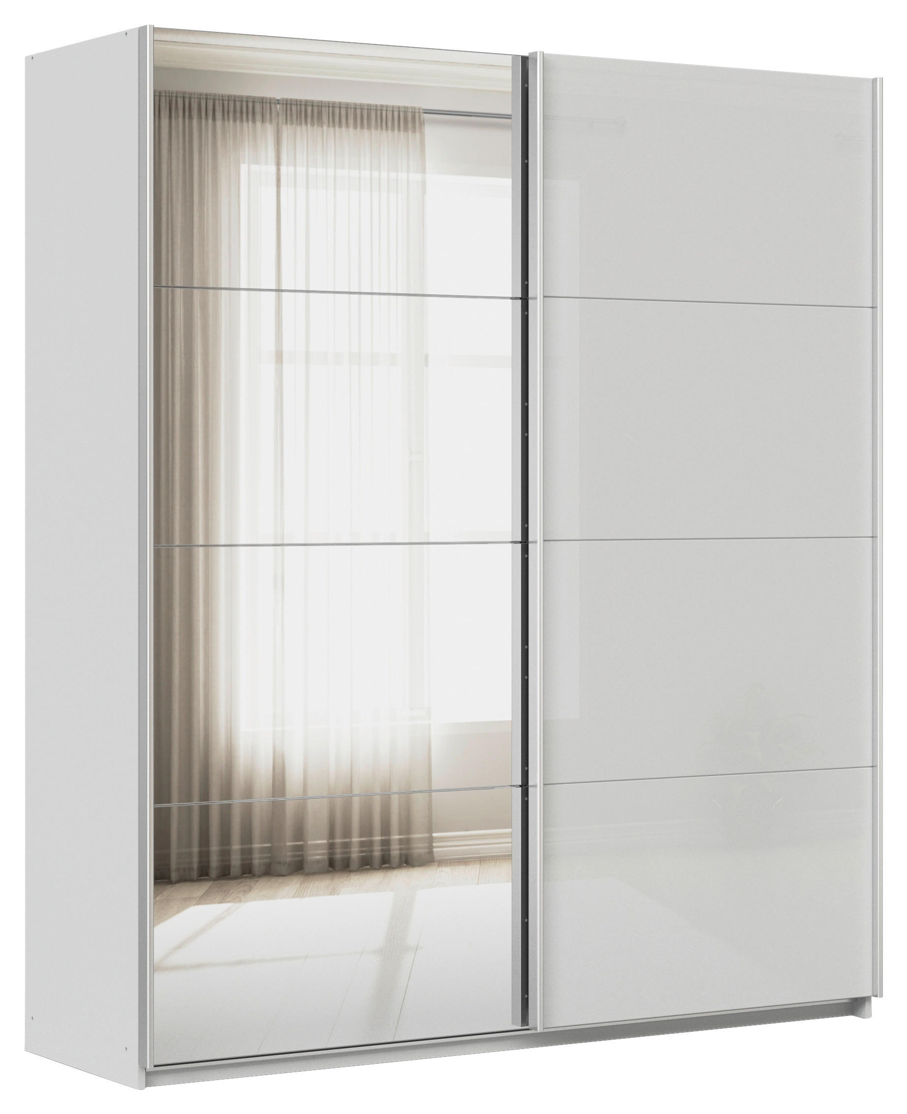 Schwebetürenschrank Mit Spiegel B: 181cm Feldkirch