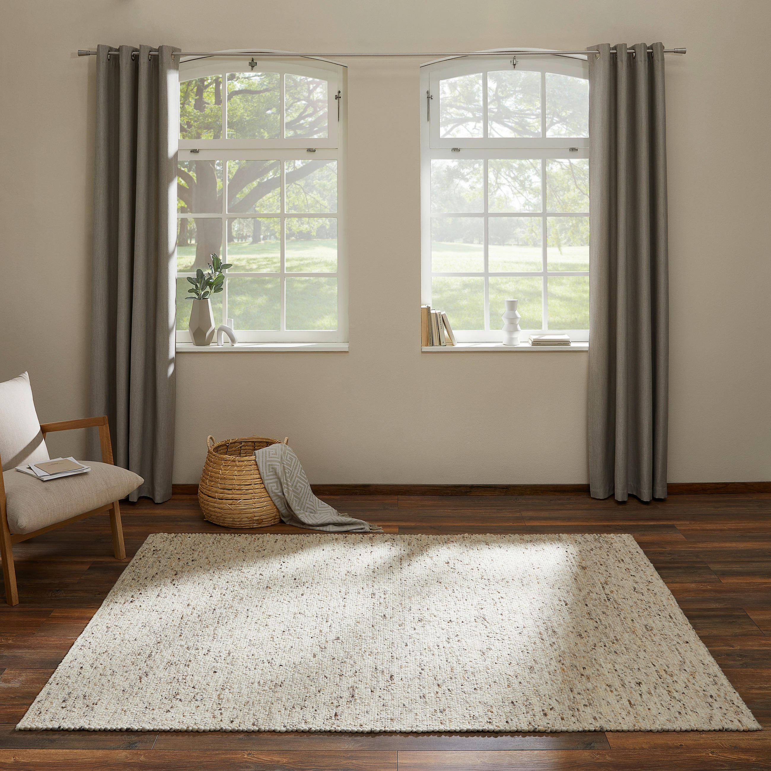 HANDWEBTEPPICH 250/290 cm Beige  - Beige, Basics, Textil (250/290cm) - Linea Natura