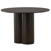 MATBORD i trä 110/110/75 cm   - mörkbrun, Design, trä (110/110/75cm) - Best Price